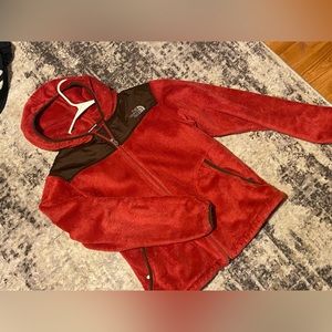 Hot pink north face size medium